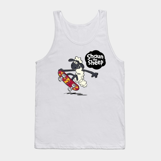 Classic Shaun Cartoon The Sheep TV Series Tank Top by WelchCocoa